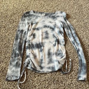 PINK S long sleeve cinched sides